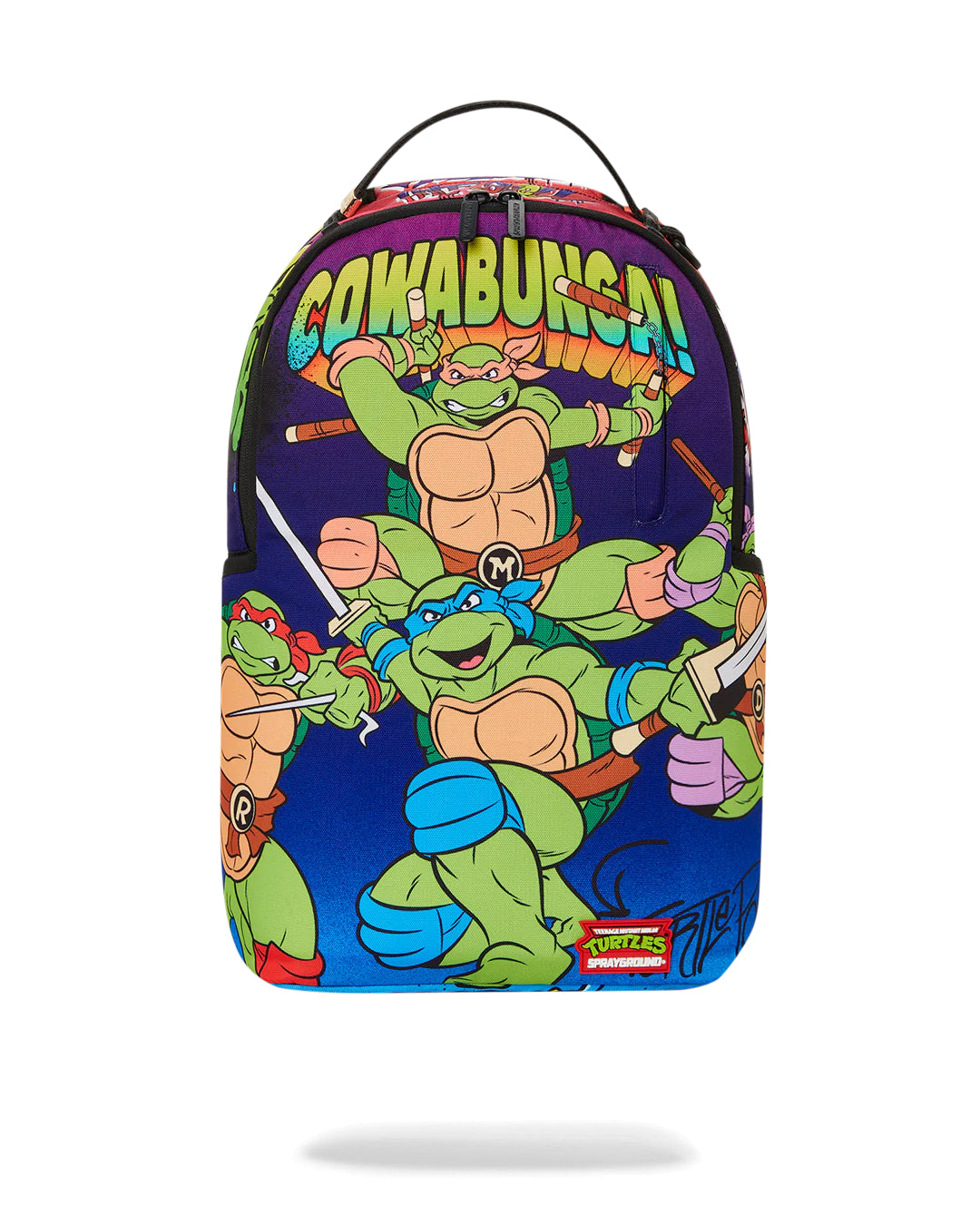 TMNT ON THE RUN ON BACKPACK