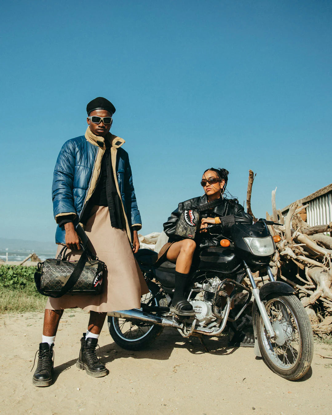 $ PATTERN CAMO MINI DUFFLE