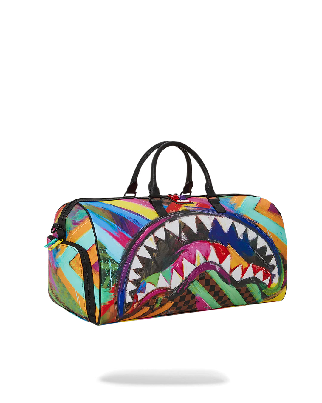 Sharks In Paint Large Duffle