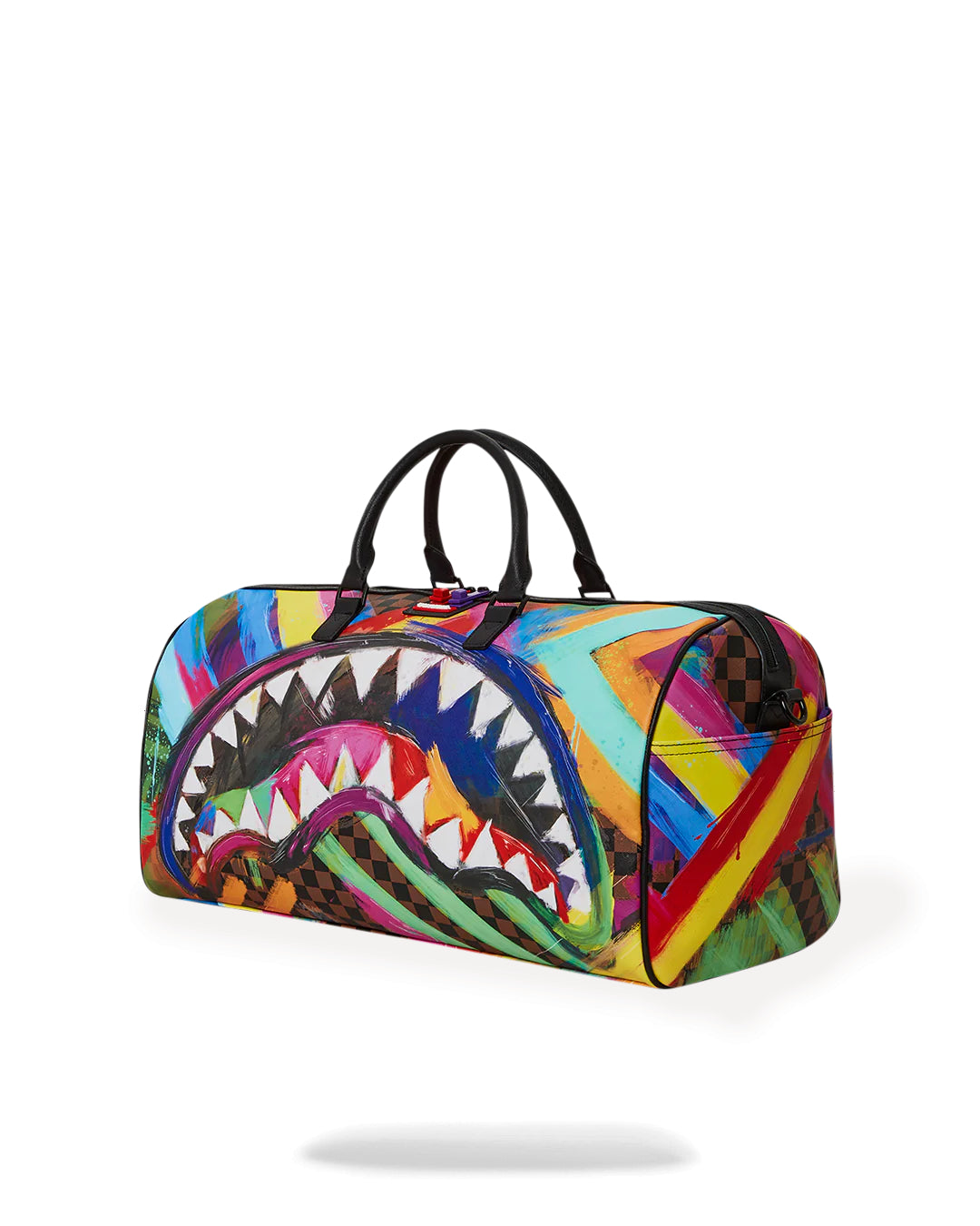 Sharks In Paint Large Duffle