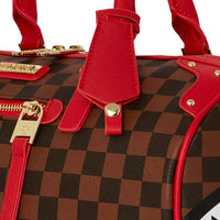 Red Sharks In Paris Box Mini Duffle