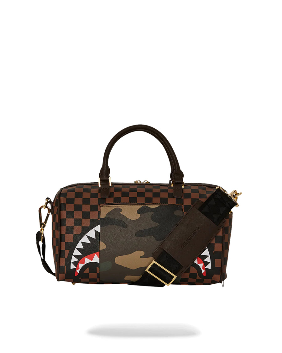 Sprayground Bag SIP WITH CAMO ACCENT MINI DUFFLE Green