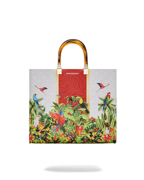 Sprayground Tote Bag Hennyville Tortuga - Mehrfarbige Umhängetasche Aus Öko-Leder