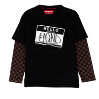 Tagged Up Double Long Tshirt