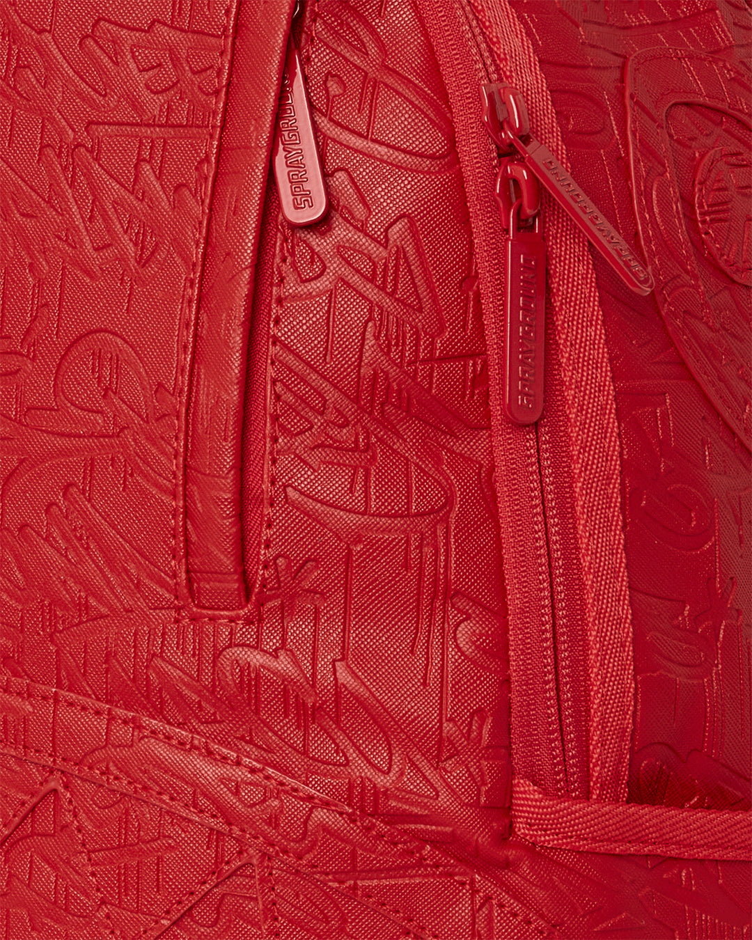 RED SCRIBBLE BACKPACK