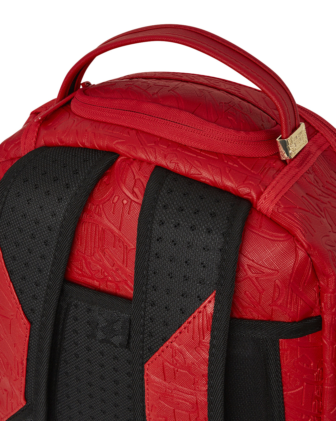 RED SCRIBBLE BACKPACK