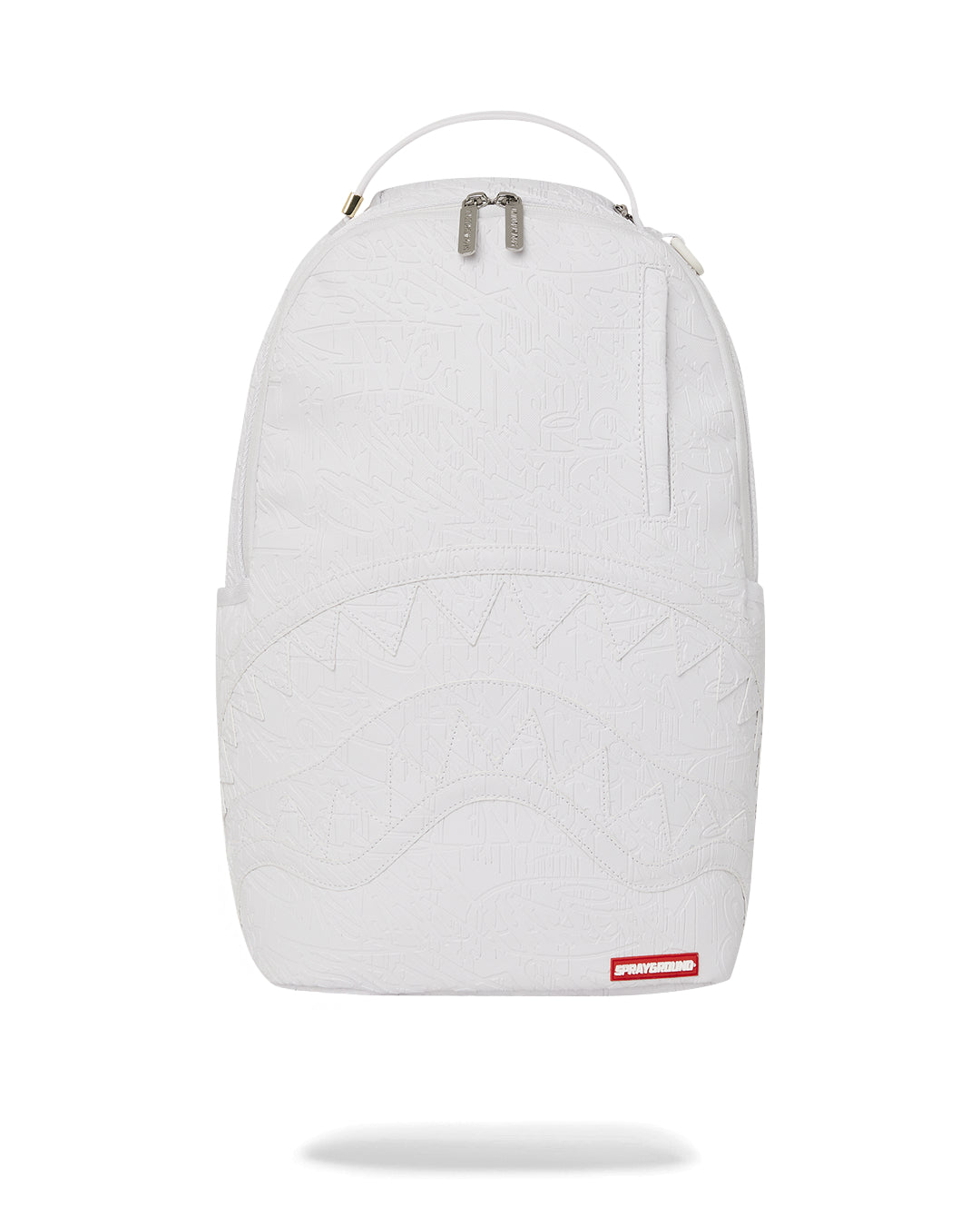 WHITE SCRIBBLE BACKPACK