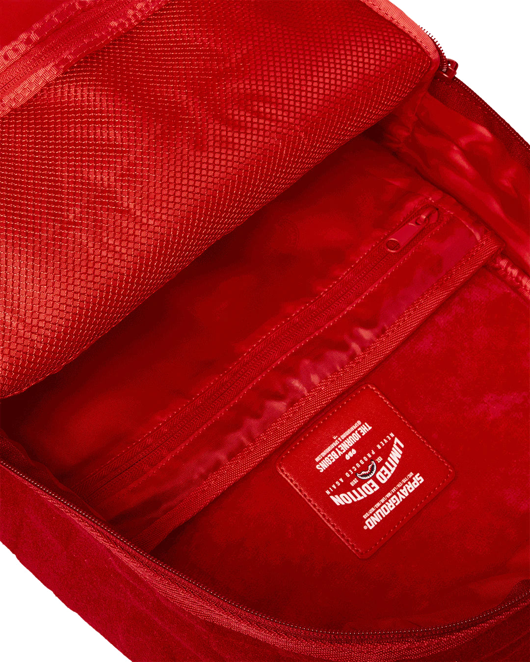 RED CHECKERED FLOCK BACKPACK