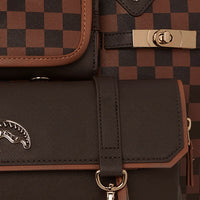 Brown Checkered Special Ops Tote