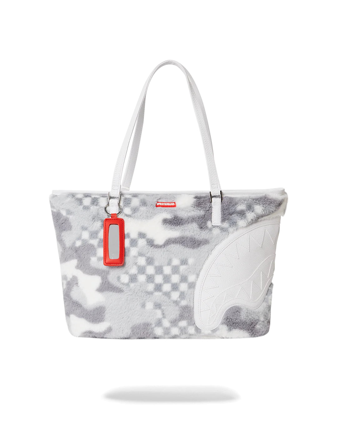 Bag Sprayground White 3am Fur Tote