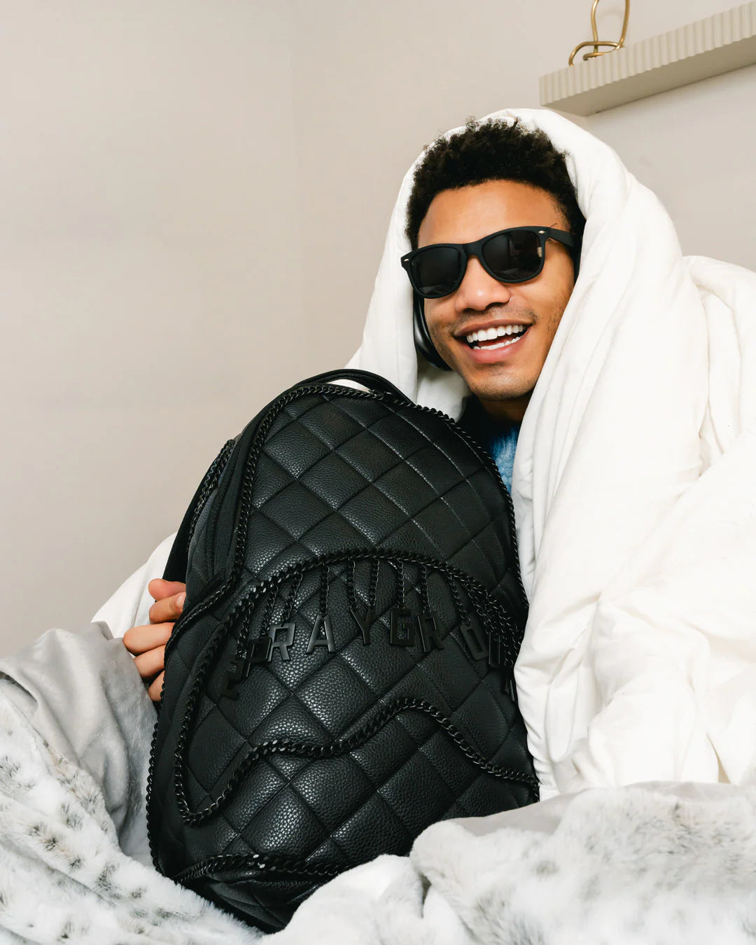 QUILT WITH 1 LINE STITCH BACKPACK