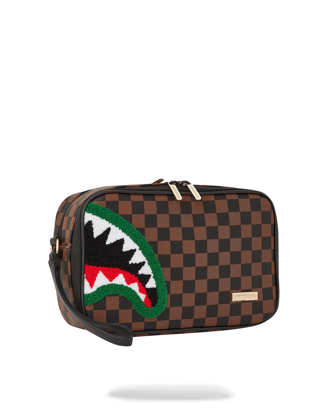 Pochette e beauty Sprayground marrone SMEARED GRUNGE TOILETRY BRICK