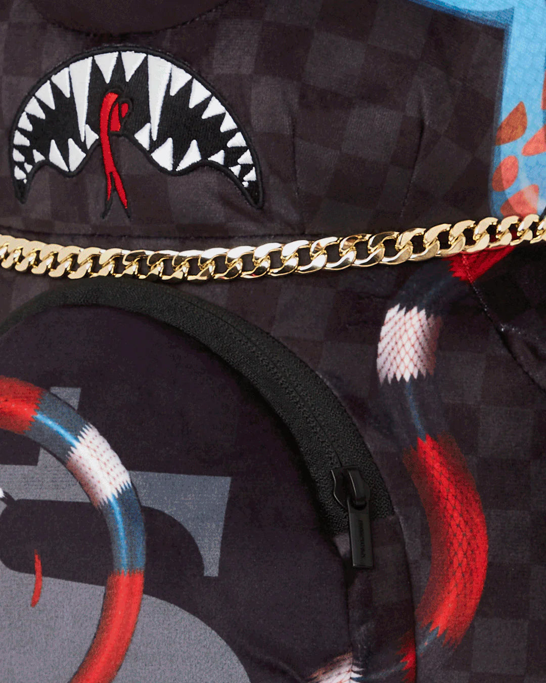 SNAKES ON A BAG TEDDY BEAR