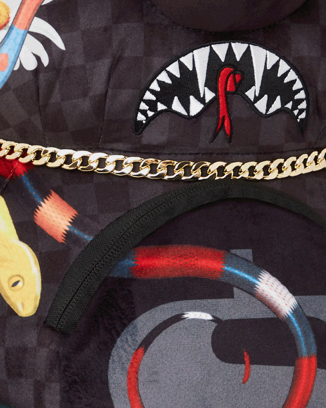 SNAKES ON A BAG TEDDY BEAR