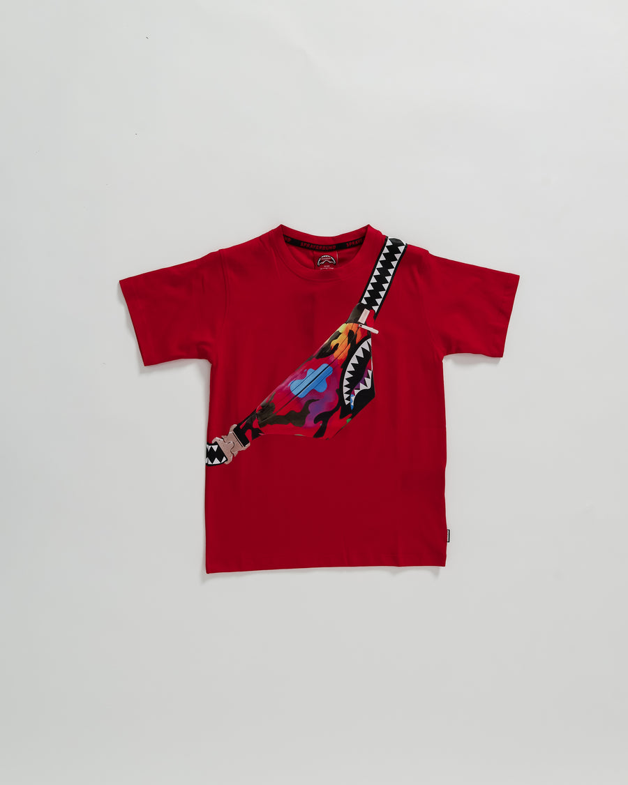 Youth - Sprayground T-shirt CROSSBODY T-SHIRT Red