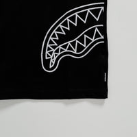 SPRAY BASIC T-SHIRT HOODIE BLK