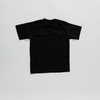 SPRAY BASIC T-SHIRT HOODIE BLK