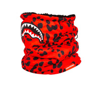Red Leopard Neck Warmer