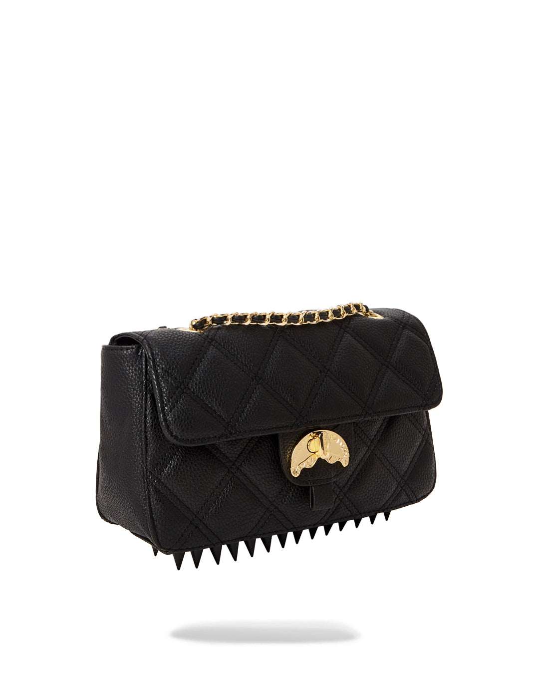 バッグ XU BLACKPURPLE verseBag MIU MIU Nappa Matelasse Double Zip Pochette Clutch Black