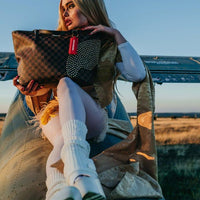 Gold Rivet Tote 910t4058nsz