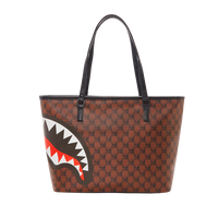 Skull Check Tote 910t4110nsz