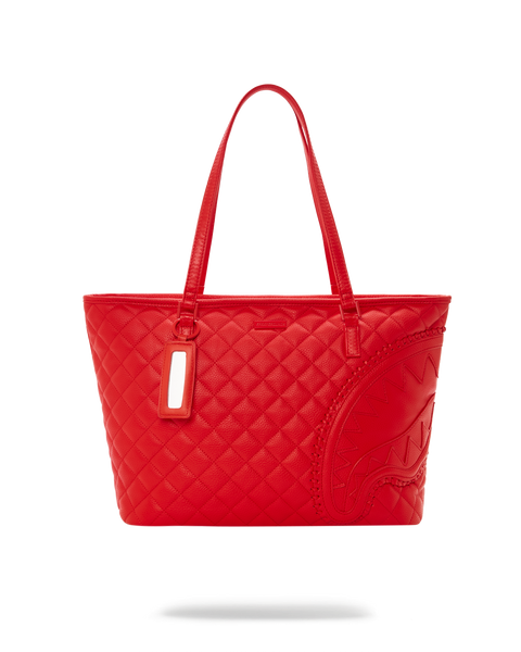GUESS Tote Red Transparent Bag
