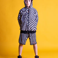 Youth - Sprayground Jacket PSYCHO CHECKERED Black