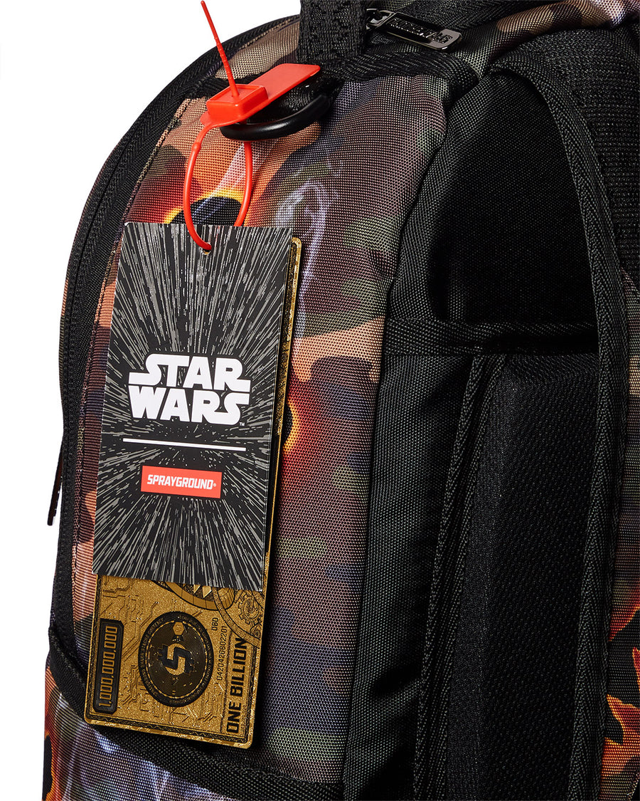 Sprayground Backpack STAR WARS: CAMO MANDO DLXS Black