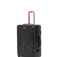 Black Molded Shark Mouth Large Luggage