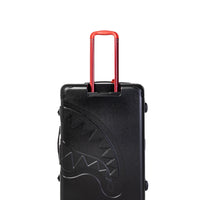 Black Molded Shark Mouth Large Luggage