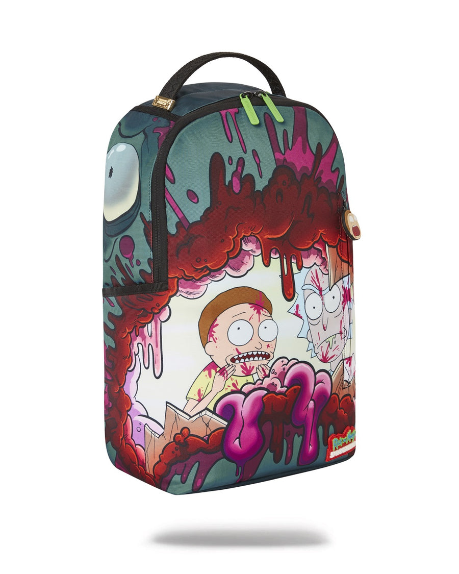 Sprayground Backpack RICK AND MORTY SHARKMOUTH WOUND DLXR BACKPACK  Green
