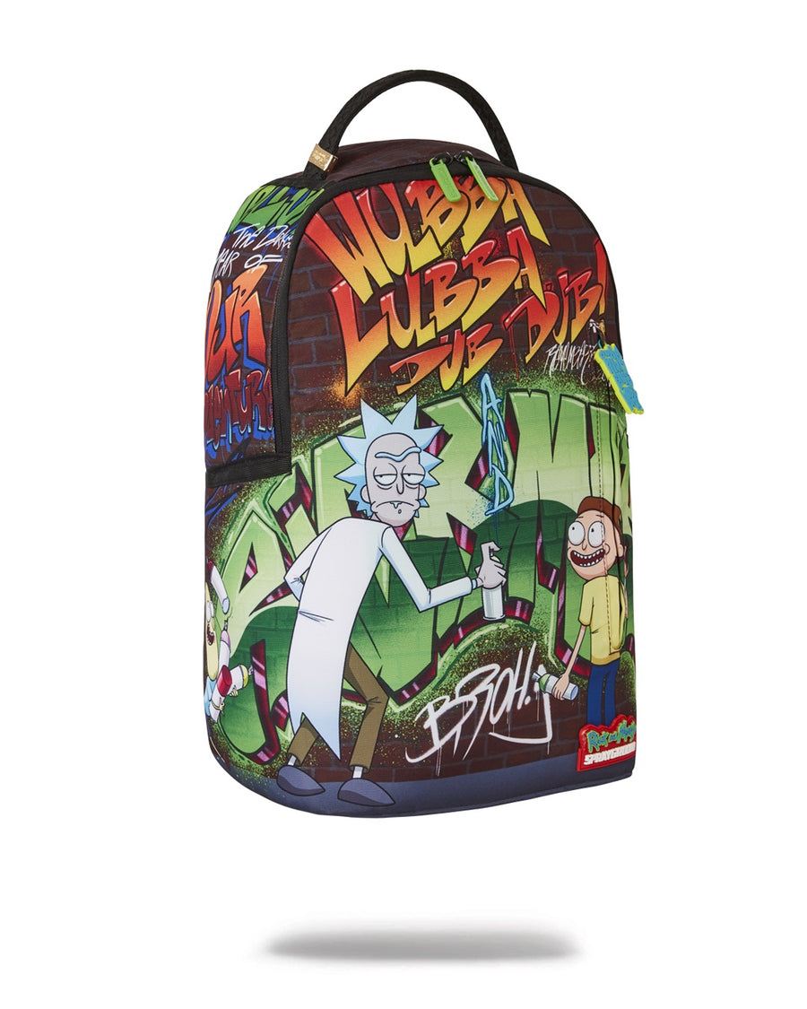 Sprayground Backpack RICK AND MORTY GRAFFITI DLXR BACKPACK  Brown