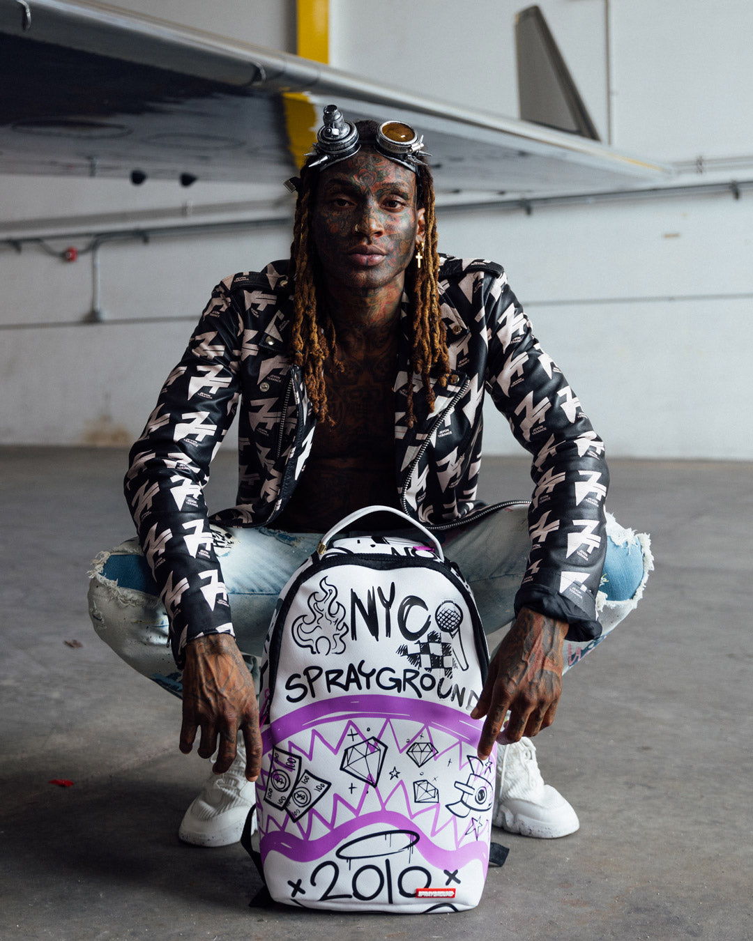 Handwritten Shark Dlxr Backpack 910b4165nsz
