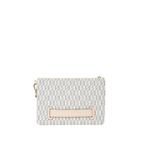 Rose Money Checkered Pouchette