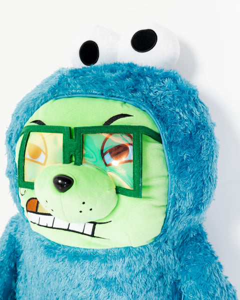 Sprayground Cookie Monster Money Bear Backpack Blue – LEGACY-NY