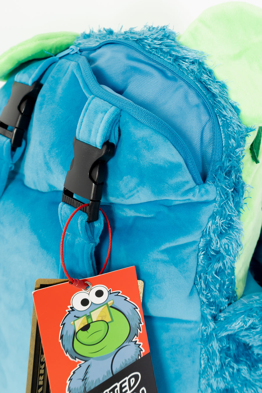 Sprayground Backpack COOKIE MONSTER MONEY BEAR  Blue