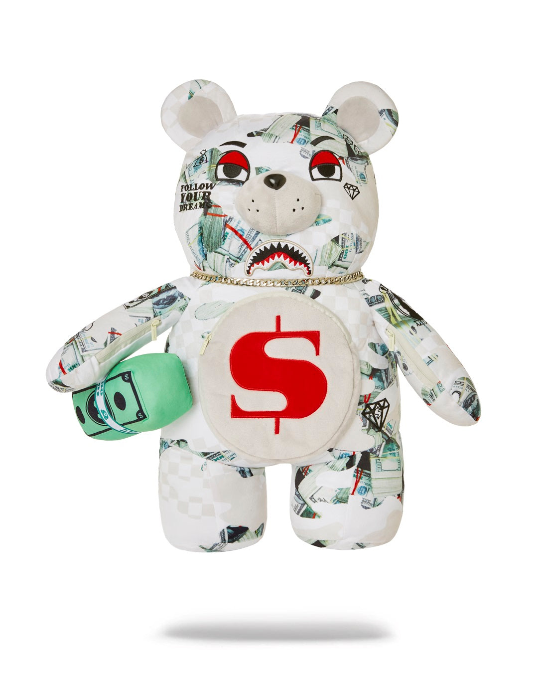 SPRAYGROUND Powder 3Am Money Bear バックパック Backpack Sprayground Powder 3am Money Bear 910b4695nsz