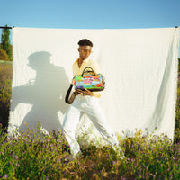 Gold Astro Checkered Reveal Duffle 910d4690nsz