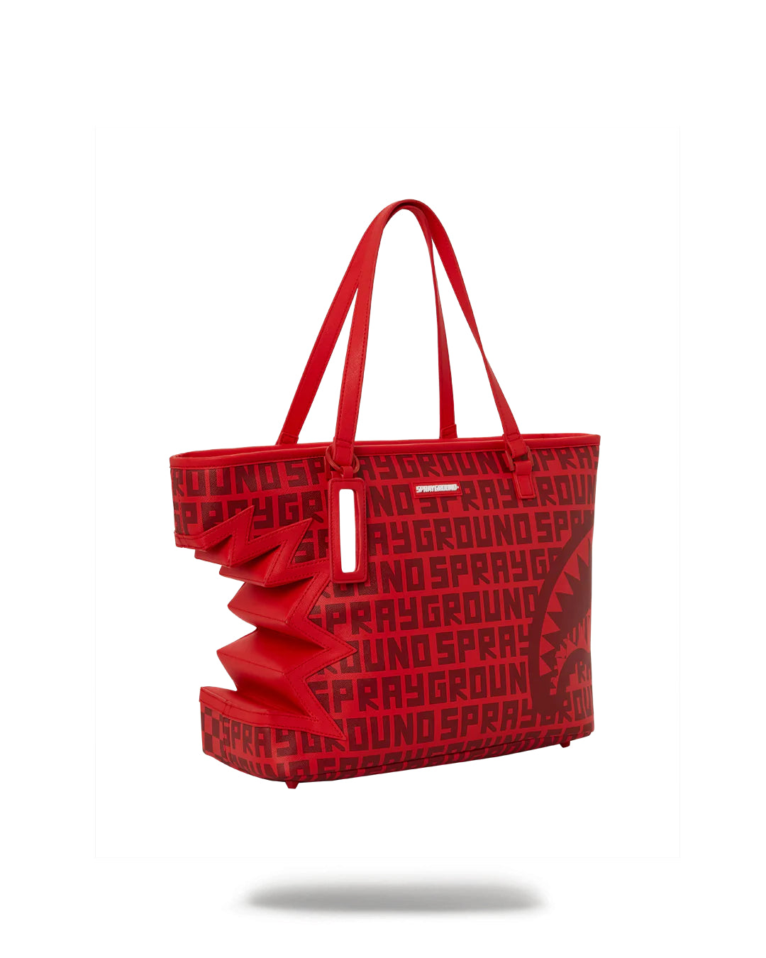 RED INFINITI SHARK BITE TOTE