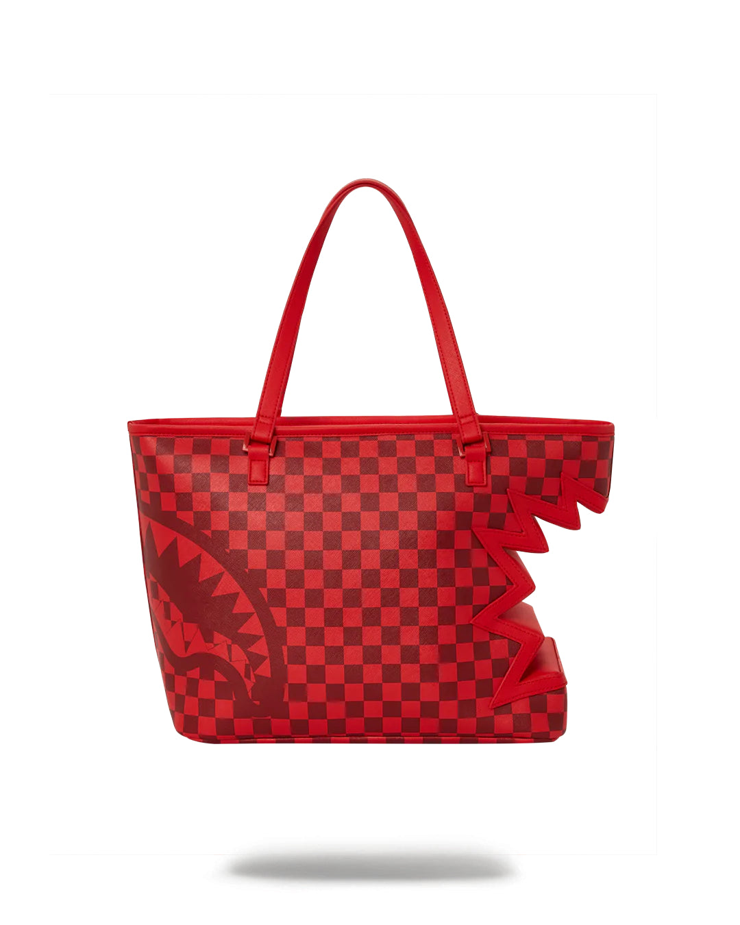 RED INFINITI SHARK BITE TOTE