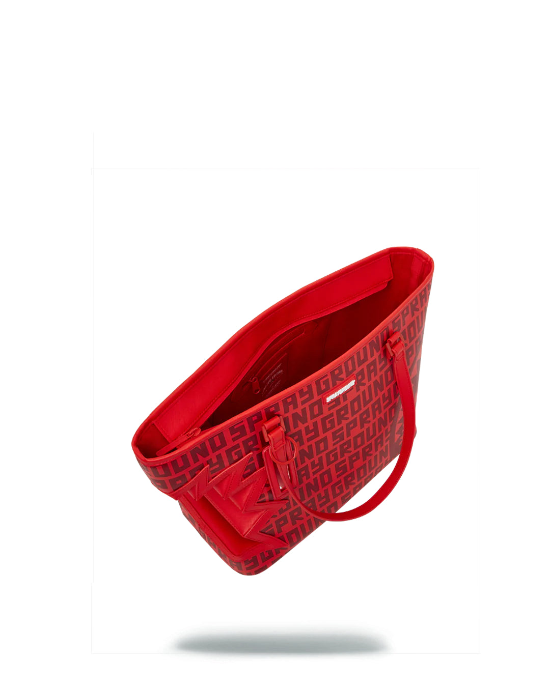 RED INFINITI SHARK BITE TOTE