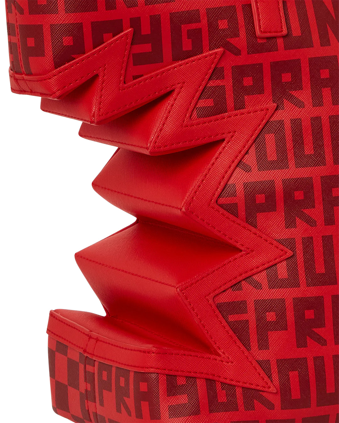 RED INFINITI SHARK BITE TOTE