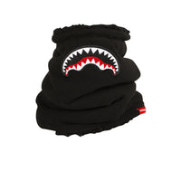 Solid Black Shark Mouth Neck Warmer