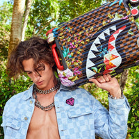 GARDEN OF SHARKS SHARKNAUTICS HARDSHELL CARRY-ON LUGGAGE