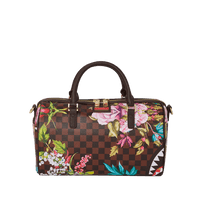 Bolsa pequeña Sprayground GARDEN OF SHARKS MINI DUFFLE Marrón