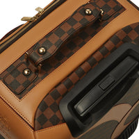 HENNY AIR TO THE THRONE CUT & SEW VEGAN LEATHER CARRY-ON LUGGAGE