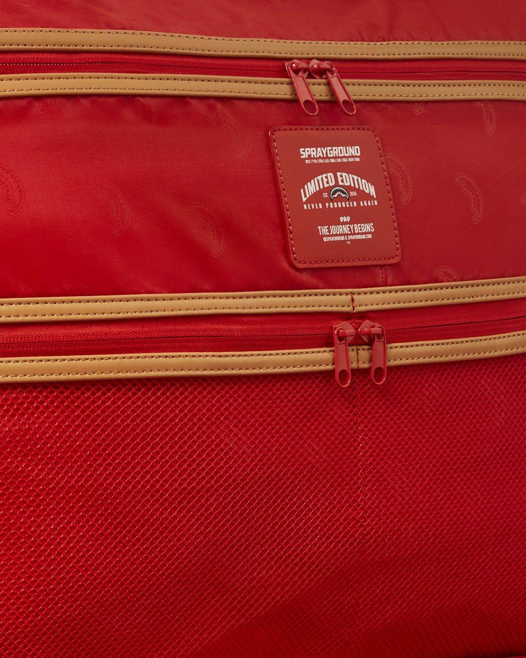 HENNY AIR TO THE THRONE CUT & SEW VEGAN LEATHER CARRY-ON LUGGAGE