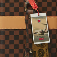 HENNY AIR TO THE THRONE CUT & SEW VEGAN LEATHER CARRY-ON LUGGAGE