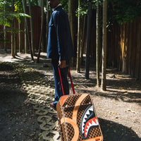 HENNY AIR TO THE THRONE CUT & SEW VEGAN LEATHER CARRY-ON LUGGAGE