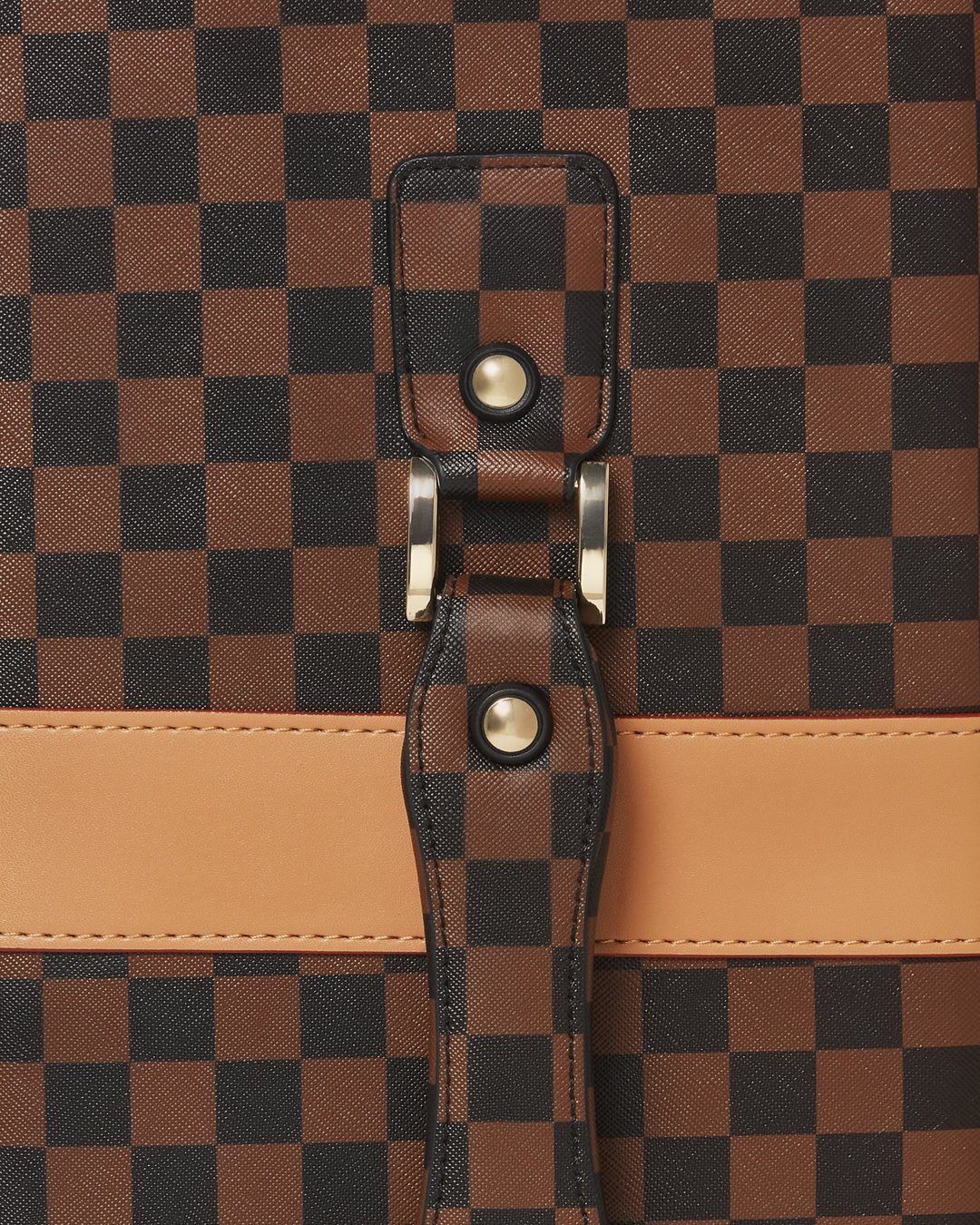 HENNY AIR TO THE THRONE CUT & SEW VEGAN LEATHER CARRY-ON LUGGAGE